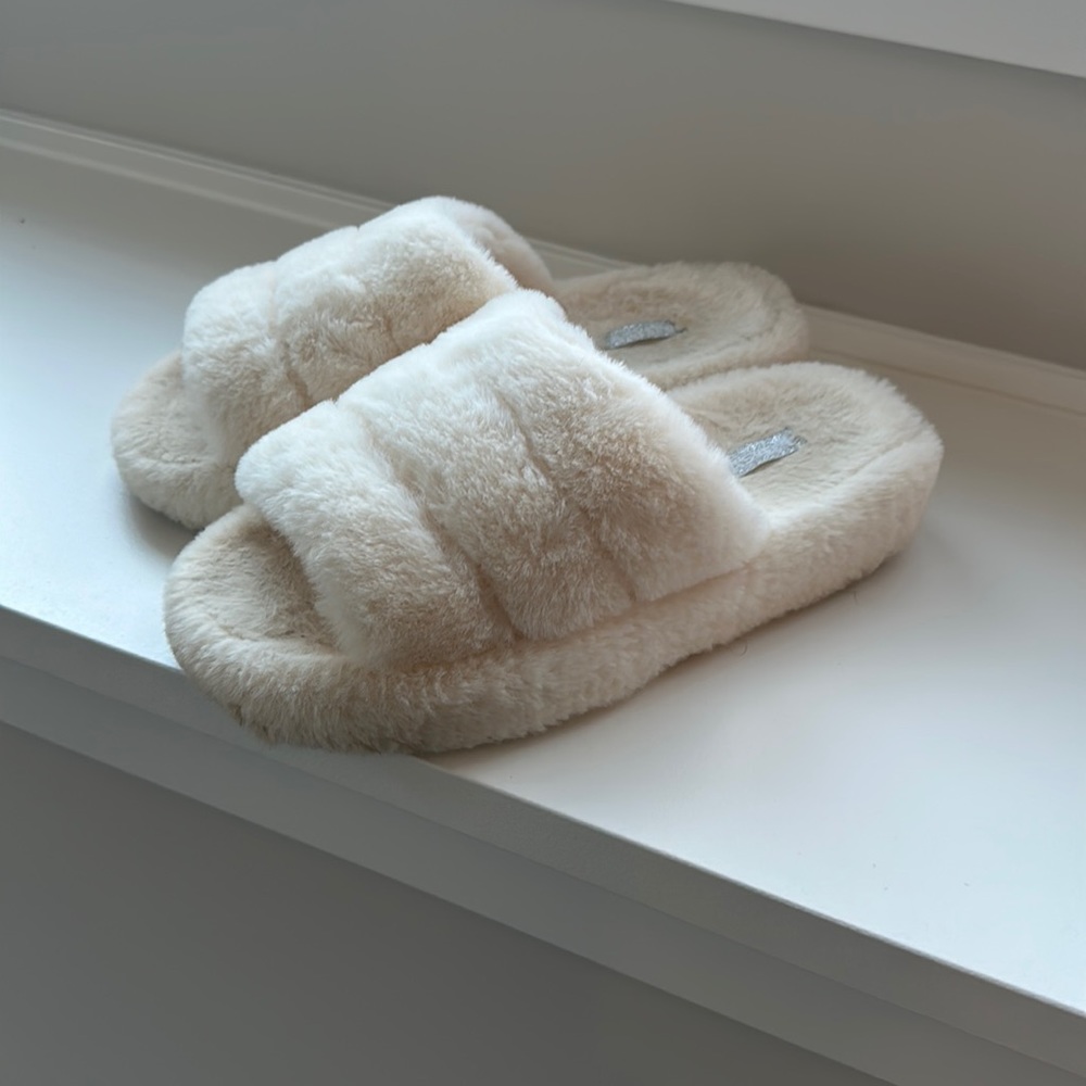 Fuzzy slippers